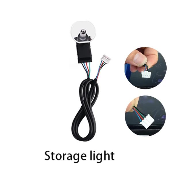 

LED Car Ambient Light RGB 64 Colors Parts Main Sub Controller 35/75/110cm Light Strip Storage Door Lamp Extension Cord Speakers