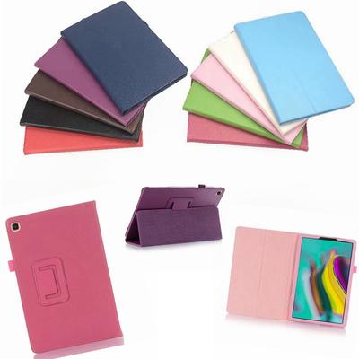 Geeignet für Samsung TabS5e T720 Tablet Ledertasche P610 Litschi-Muster Ständer All-Inclusive Anti-Drop Ledertasche T510
