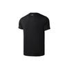 Li Ning T Shirts Men's Black Crew Neck Moderate Straight Fit ATSQ305-2