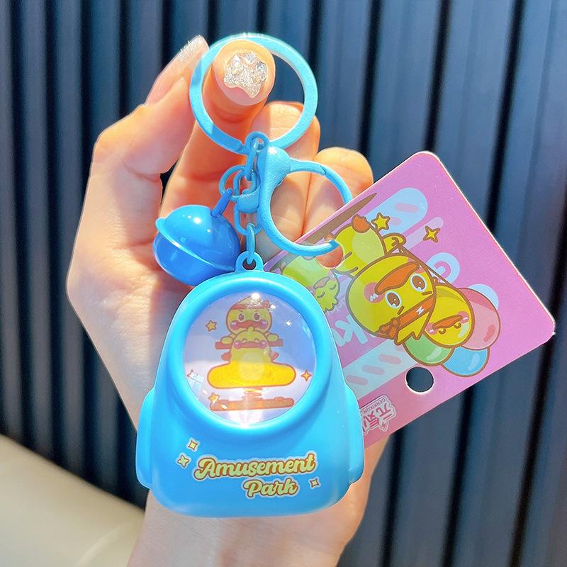 Brelok do kluczy z kaczką, lampka nocna, szkolna torba, brelok do kluczy, plecak, brelok do samochodu, prezent dla dzieci