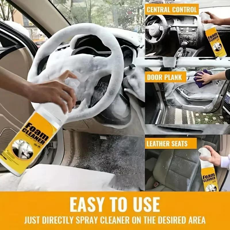 Car interior cleaning agent, special car wash solution, leather ceiling multi-function foam cleaning artifact Accessories