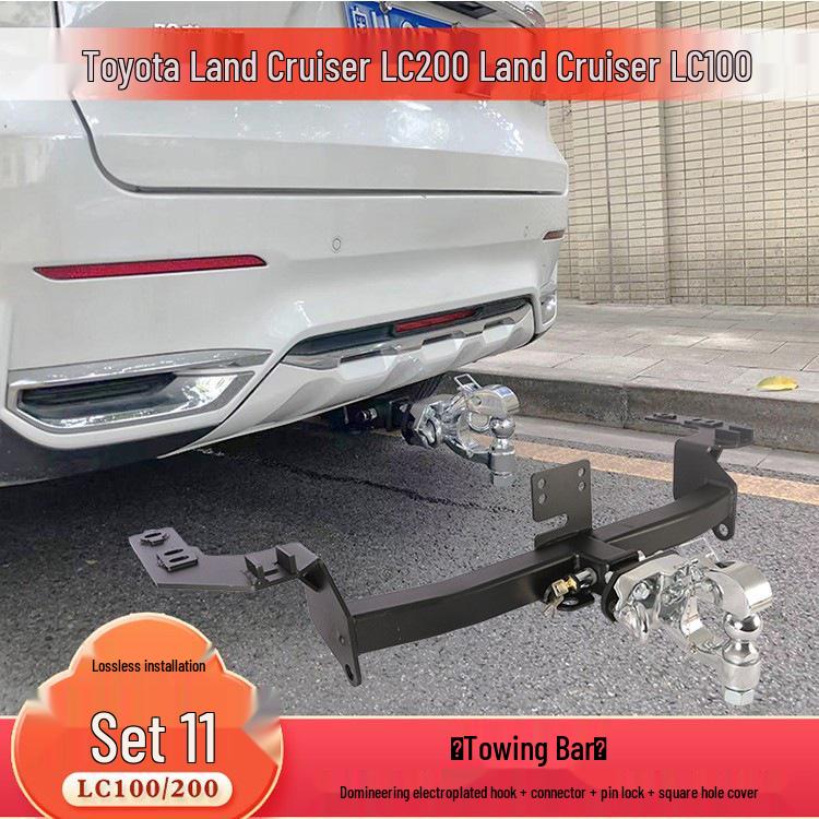 Compatible Tow Hook for Toyota LX570, Land Cruiser LC200, and FJ Modified Trailer Bars