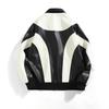 Autumn and Winter Hip Hop Mens Faux Jacket Padded Windbreaker Motorcycle Biker Bomber Coat Women