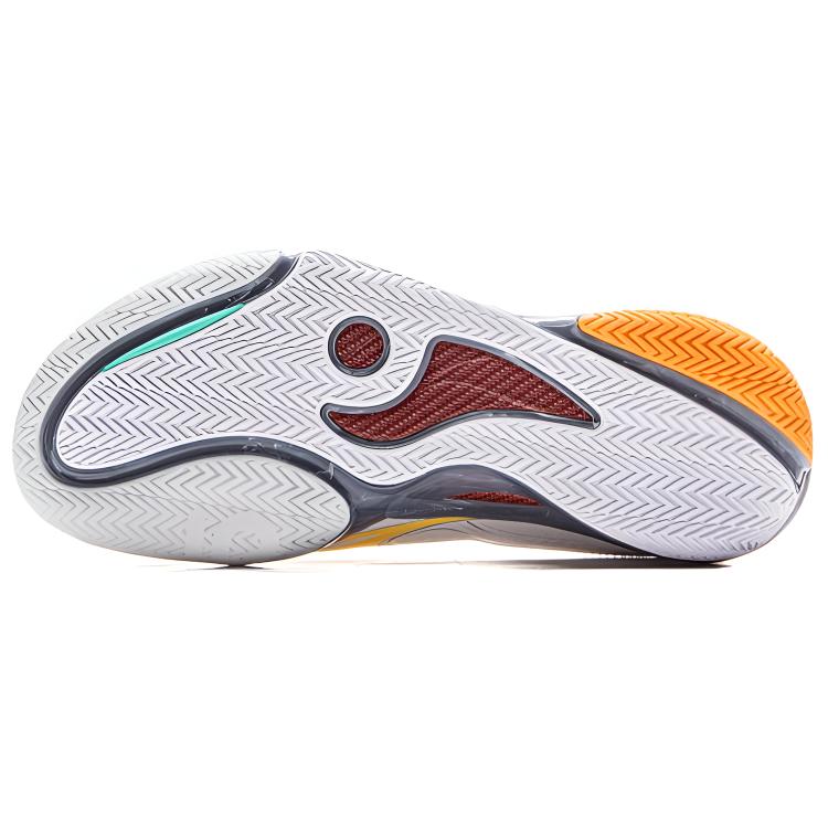 Li Ning Wade 808 5 ULTRA Cushioning, Wear Resistant Low Top Basketball Shoes Men's White ABAV015-6