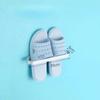 1pc High-class Aluminum Slipper Rack Wall Mount Bathroom Bedroom Shoe Hanging Holder Toilet Wall Door Towel Storage Shelf