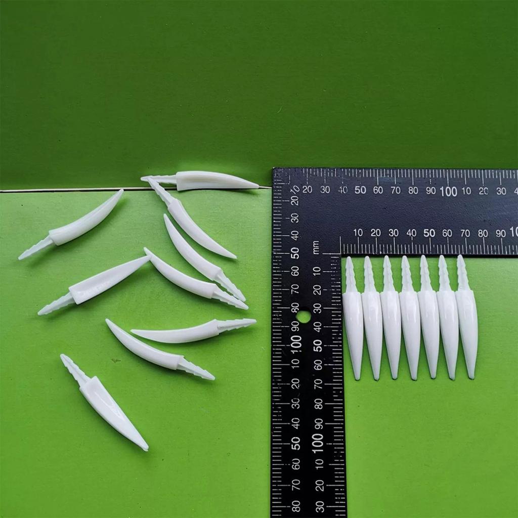 Pack Of 10 Halloween Pumpkin Teeth Prank Decoration Handmade Prank Props Household Seasonal Adorment Party Supplies