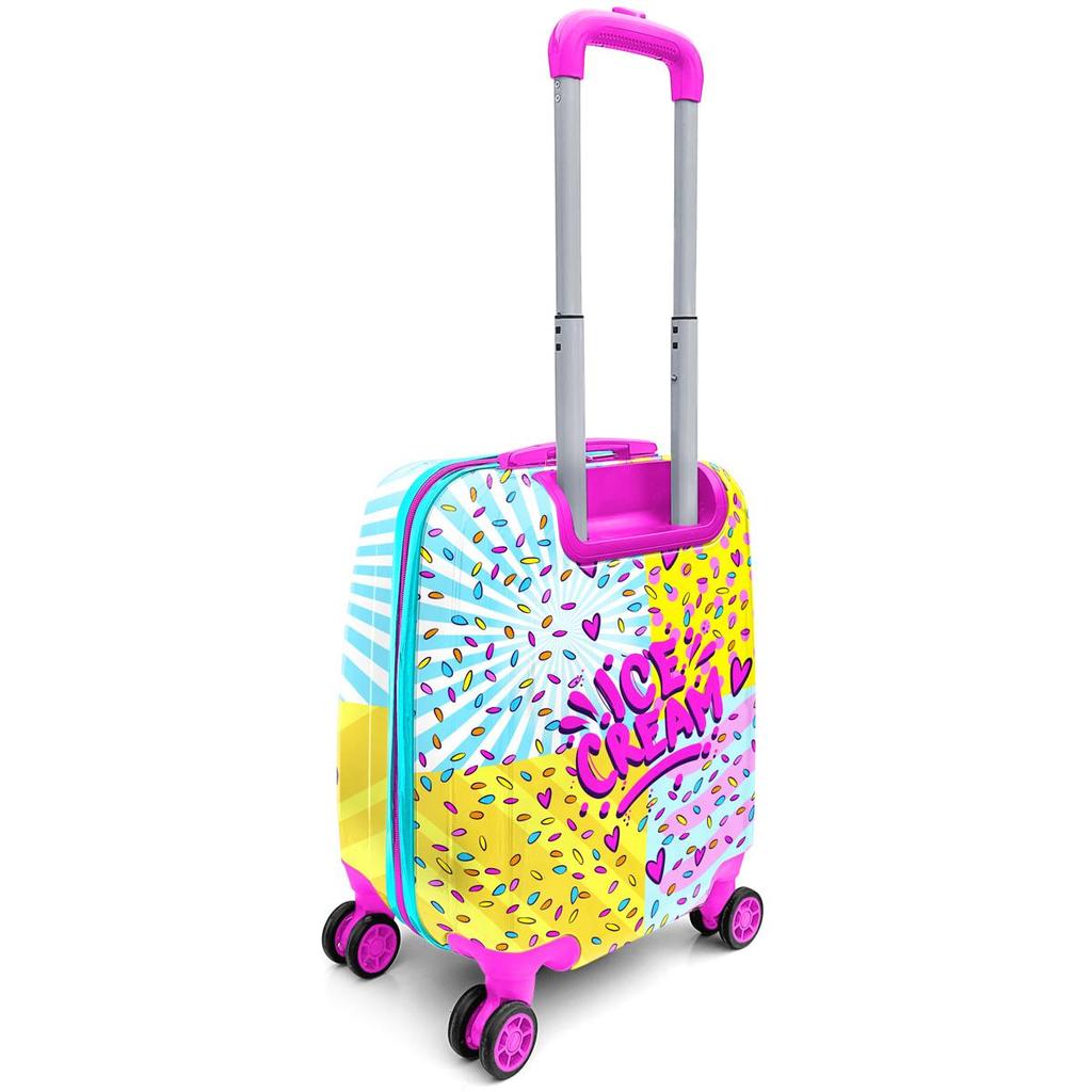 coral high Kinder-Kinderkoffer mit gemischtem Eiscrememuster 16775