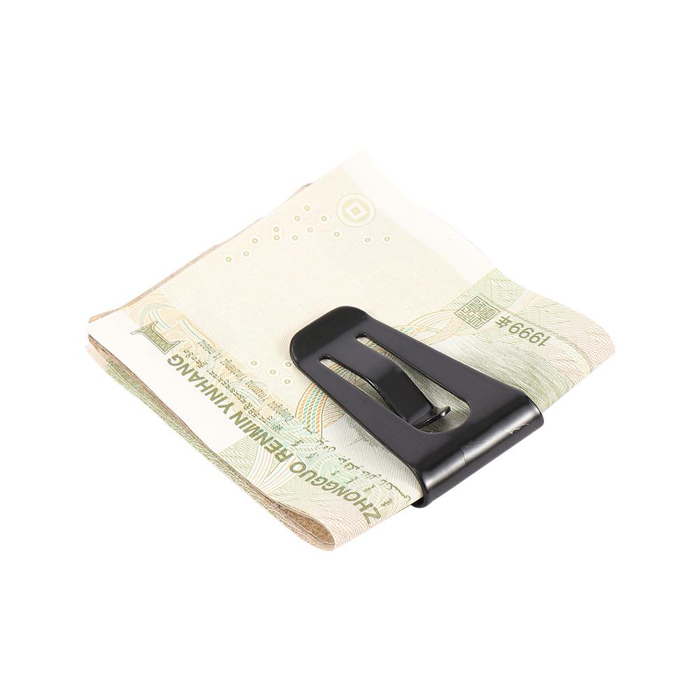 Business Card Holder Metal Clip Bill Clip Stainless Steel Money Clips Hollow Cash Holder ID Card