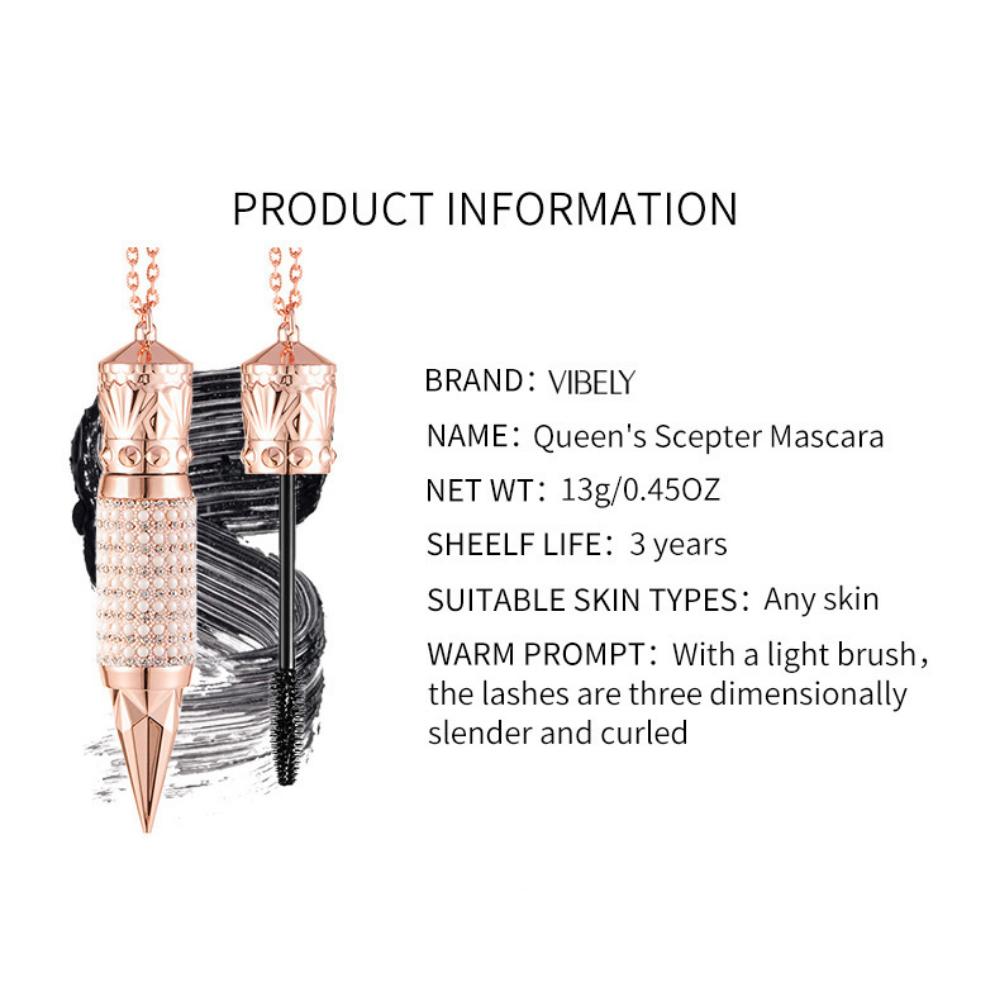 VIBELY Queen's Scepter Mascara Водостойкая тушь для ресниц с длинными и пышными бриллиантами