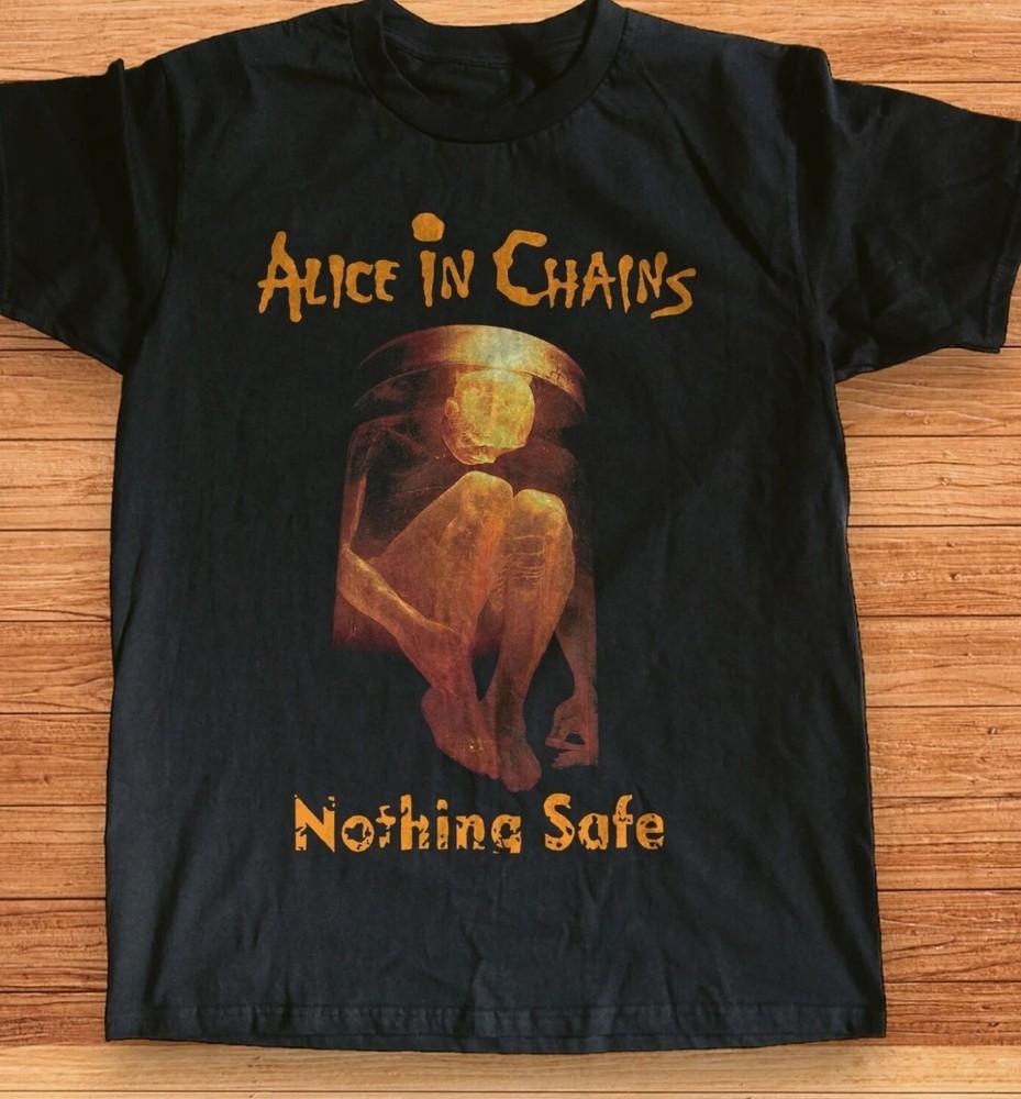 Rare Alice in Chains Nothing Safe Best of the Box Black T-shirt Size S-5XL Unisex T-Shirt XXXXL