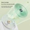 Portable USB Rechargeable Mini Desktop Fan with Large Air Volume for Home, Outdoor, Dormitory, and Student Use