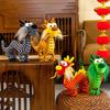 Chinesischer Drache Plüschpuppe Klarer Schuppenaufdruck Stehend Niedlich Frühlingsfest 2024 Jahr des Drachen Tierkreiszeichen Drache Tier Plüschtier