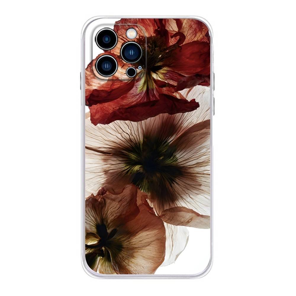 

Anemoni flowers Phone Case For iPhone 17 16,15,14,13,12,11 Plus,Pro,Max,XR,Plus,E,Mini Transparent Soft Cover iPhone13PRO