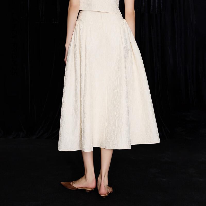 Lanzhi Lantingxu New Chinese Jacquard A-Line Skirt