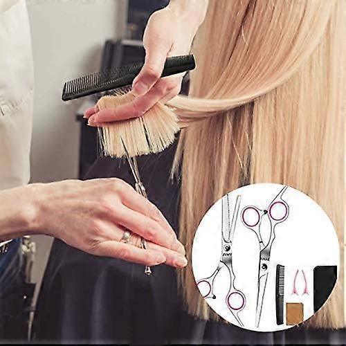 Professional Hair Cutting Scissors Shears Barber Thinning Set Kit- Family Hair Cutting,Barber Hair Cutting Tool Thinning Texturizing