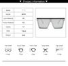 New Large Square Sunglasses Women Fashion UV400 Eyewear Decorative Rice Nail Frame Outdoor Travel Shades