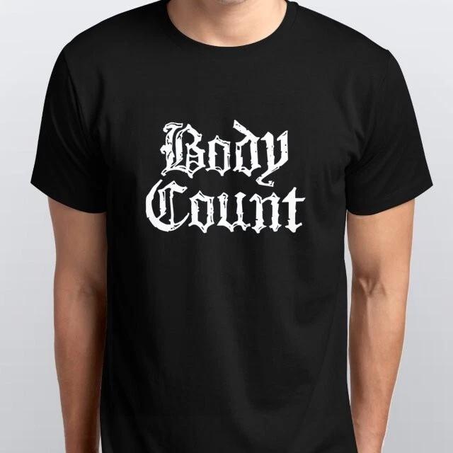 Men s and Women s T-shirts BODY COUNT T-SHIRT All sizes S M L XL XXL colours Black, White M