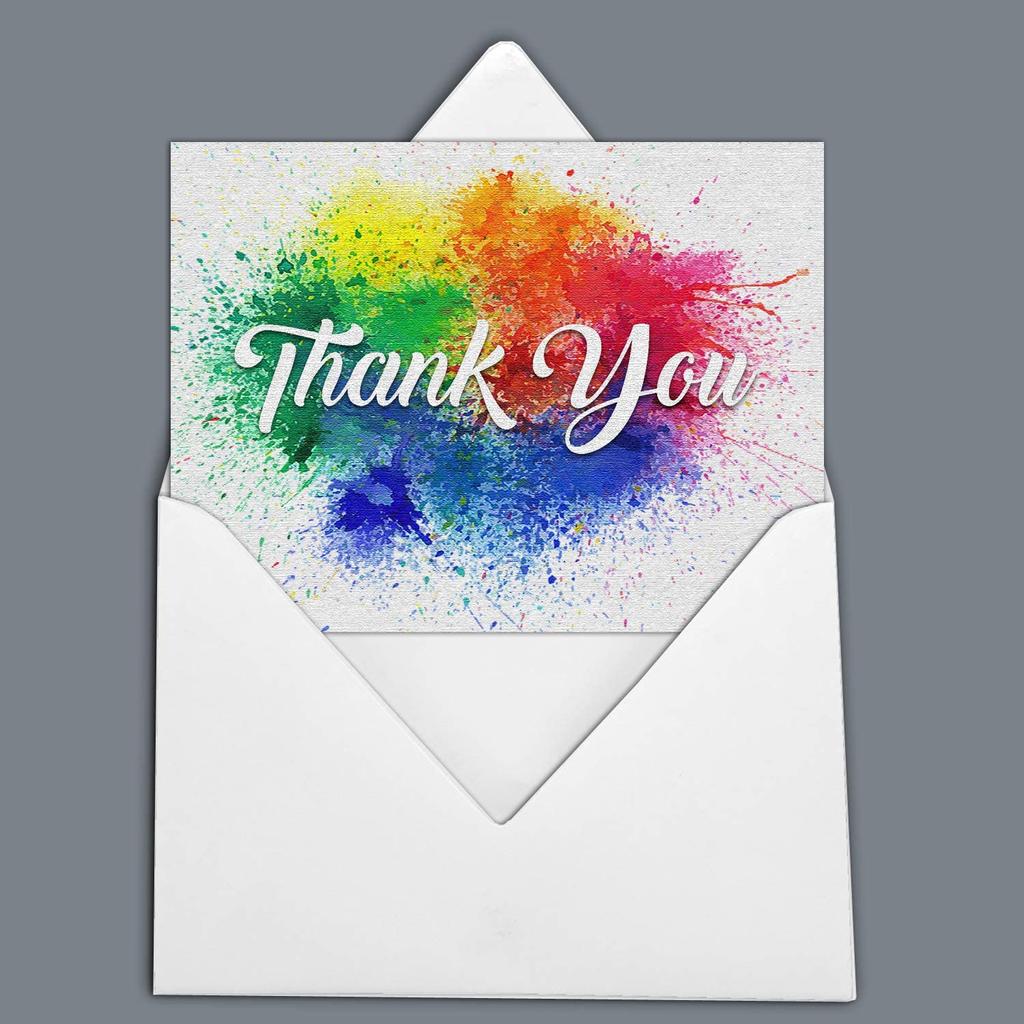 Darling Souvenir Wedding Thank You Card Greeting Cards With White Envelopes - 36
