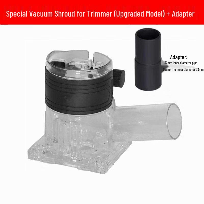 

Router Trimmer Dust Shroud with Adapter