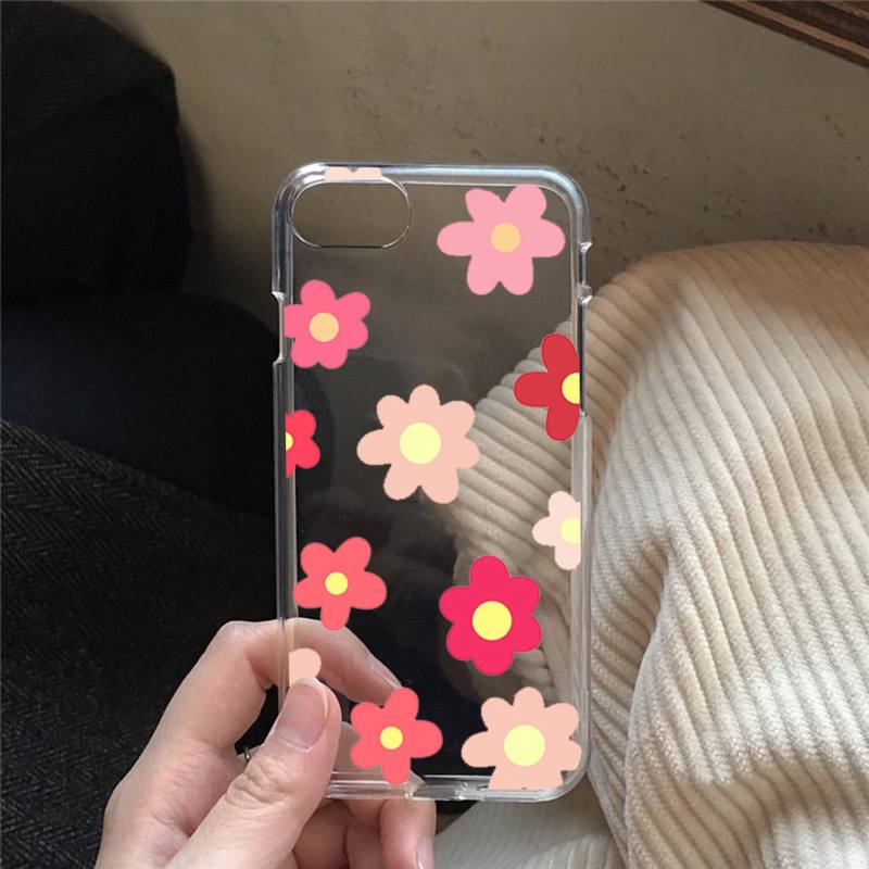 Summer flower small daisies Phone Case for iphone 13 11 12 pro XS MAX 8 7 6 6S Plus X 5S SE 2020 XR case