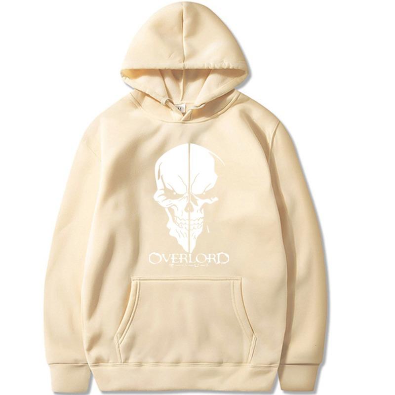 Herbst Winter Overlord Japanischer Anime Hoodie Jungen Harajuku Mädchen Hip Hop Hoodie Lässiges Lockeres Bequemes Sweatshirt