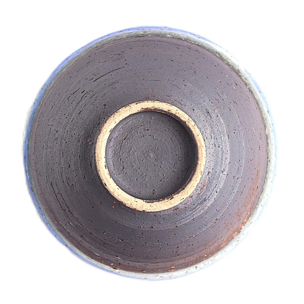 Tori Quail Reisschale "Shigaraki-Keramik" (blau) W511-03