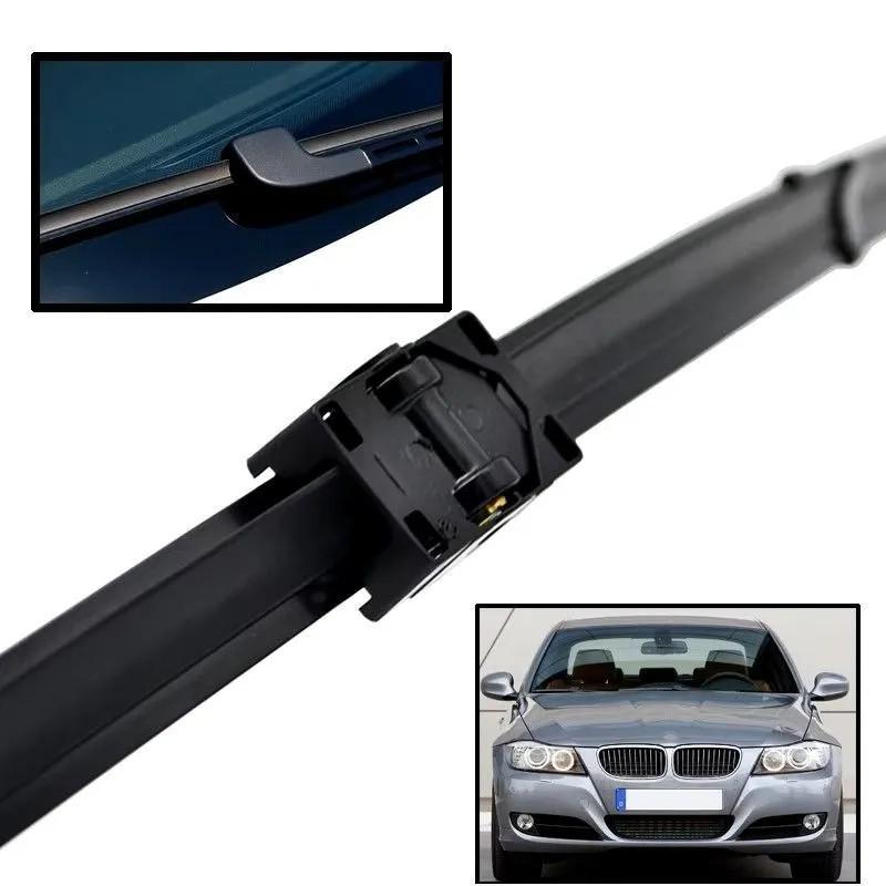 24+19 Special Square Lock Frameless Windshield Wipers for E90 E91 2005-2009, E87, E60, X1 E84, E92