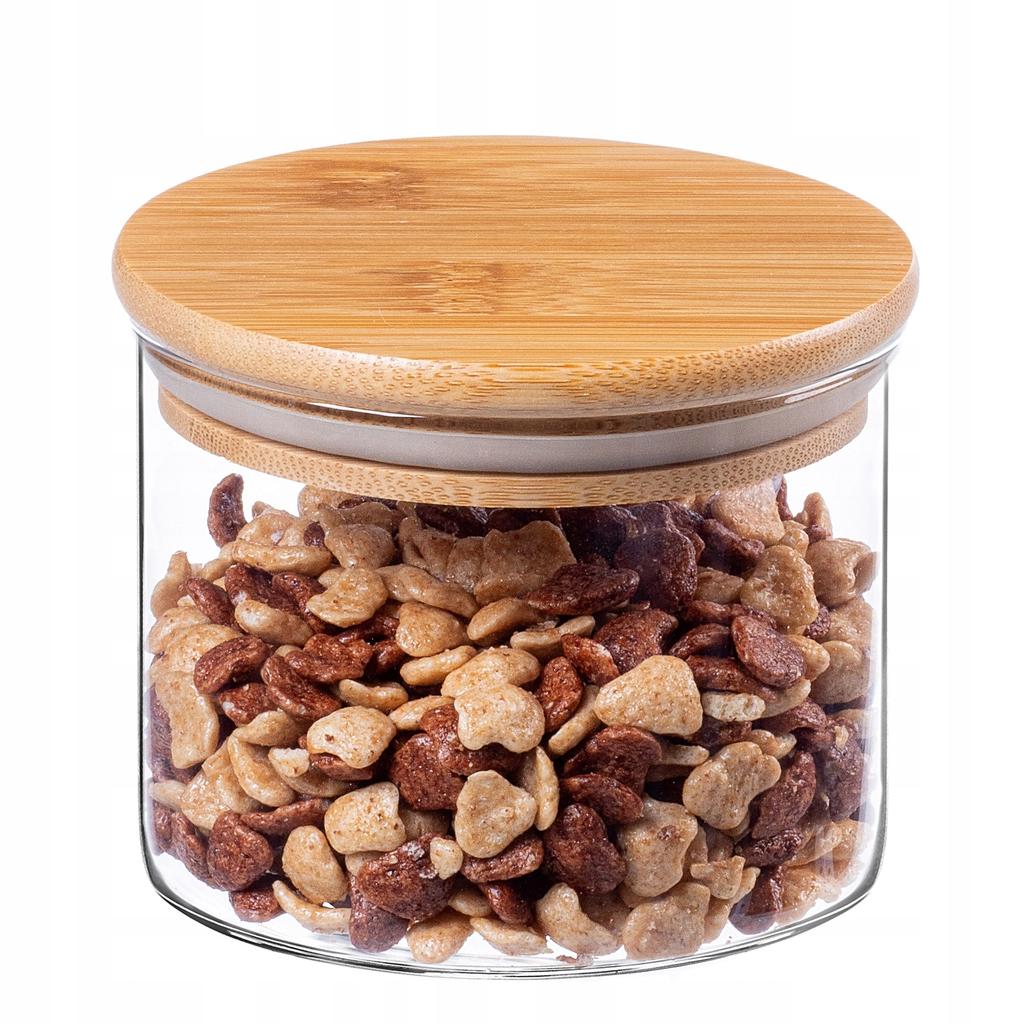 KADAX 5x Vorratsbehälter Glasbehälter Nudeln mit Deckel Set