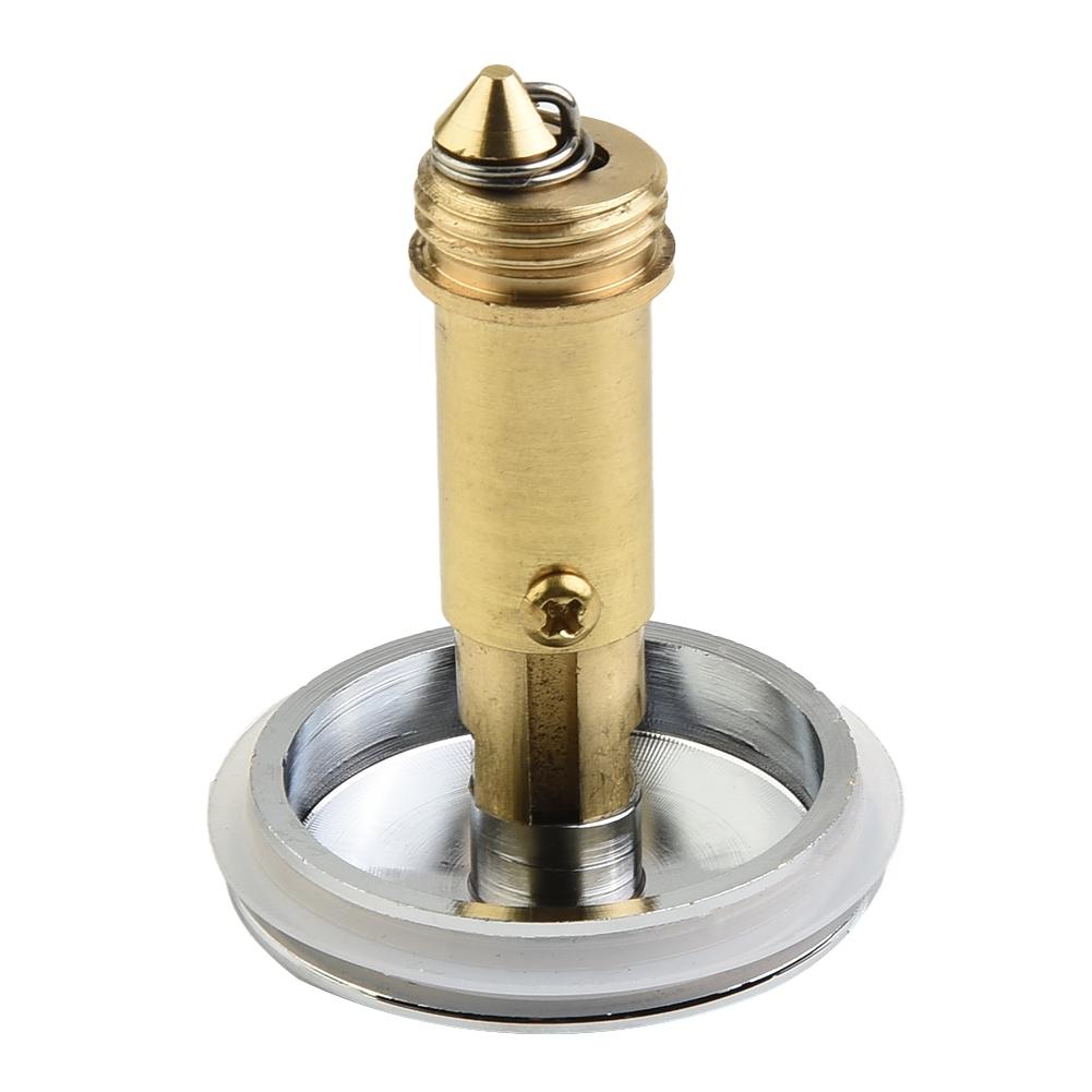 Basin Tap Waste Replacement 38mm Chrome Sink Push Button with Spring Mechanism