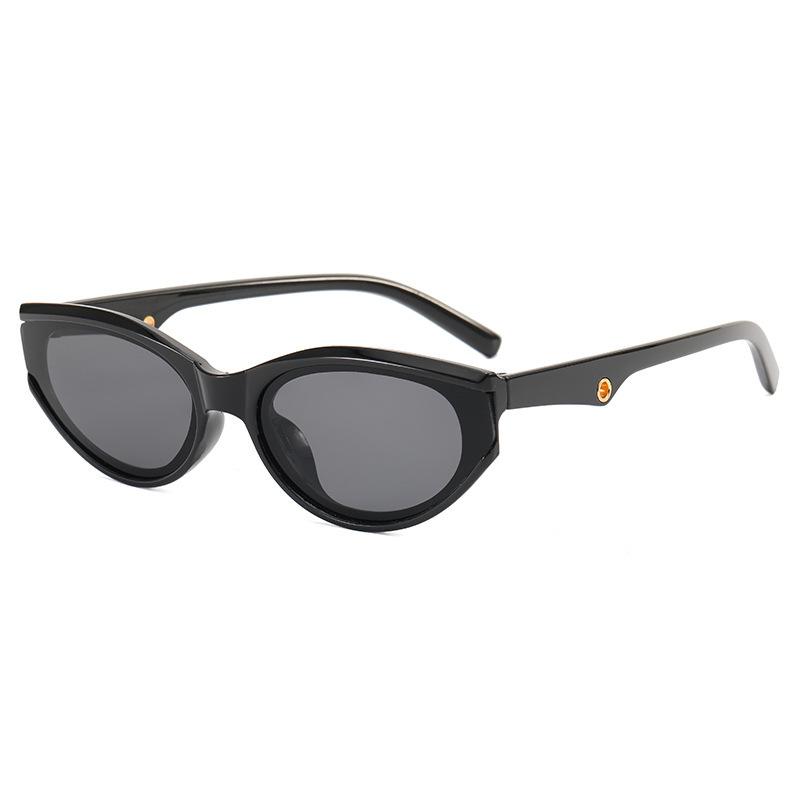 Retro Small Frame Sunglasses Women'S Trendy Personality Street Shot Sunglasses Hip Hop Sunglasses Men