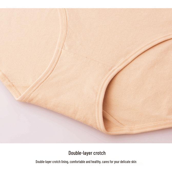 Plus Size Women's Pure Cotton Briefs - XL To XXL Postpartum Underwear