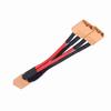 XT60 Parallel Battery Pack Connector Adapter 14AWG Cable for RC Lipo 1 Female To 2 Male