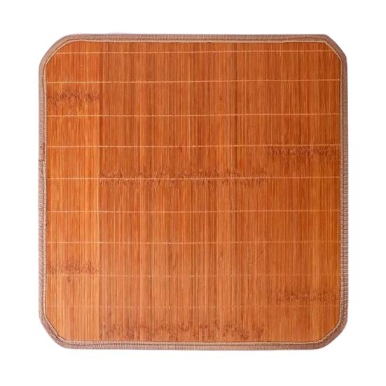 Cooling Bamboo Seat Mat, Breathable Chair Mat, Summer Cool Seat Pad with Anti-Slip Bottom for Office And Dining Chairs