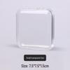 Transparent Flip-Top Wearable Nail Storage and Jewelry Display Box