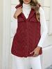 European & American Plush Hooded Cardigan Vest for Fall/Winter - Warm & Stylish Women's Jacket