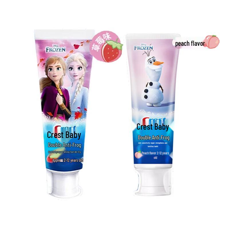 Crest Frozen & Olaf Kids Anti-Cavity Toothpaste, 90g x 2 Pack