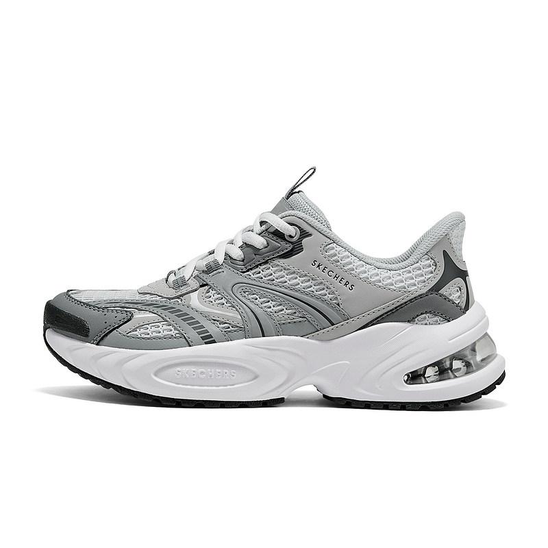 Skechers Cushioning Fashion Trend Low-Top Casual Dad Shoes Women sneakers 177611-GRY 35