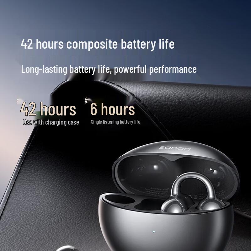 Saina S6S Ultra Ear Clip Bluetooth Headset