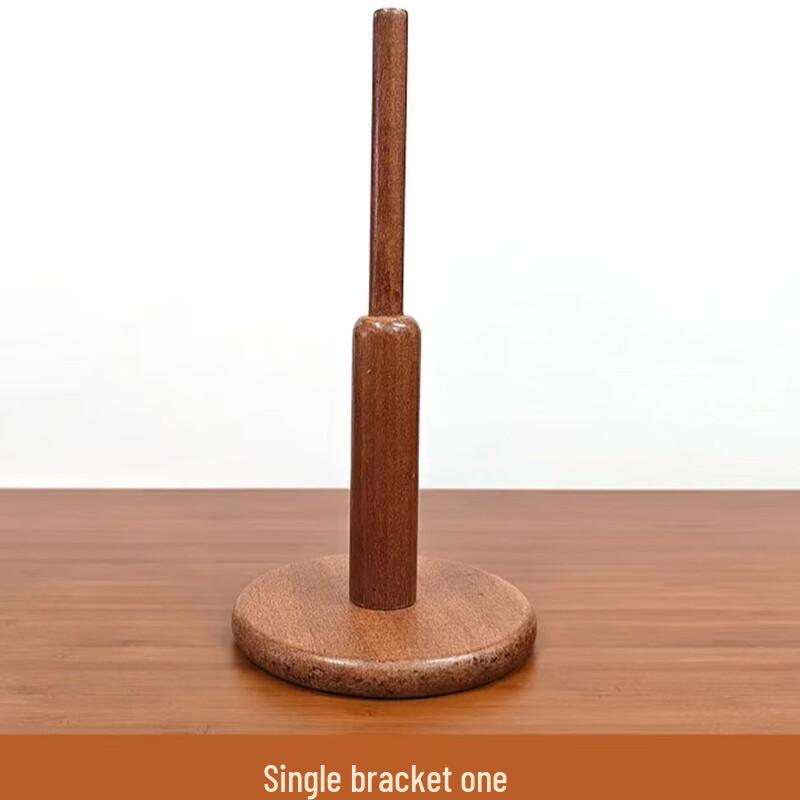 Yiyuan Ebony Wood Tree-Shaped Heat Insulation Pad Stand