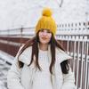 Women's Fashion Protection Hair Silky Stretch Color T-knit Hat Loose Warm Woolen Hat