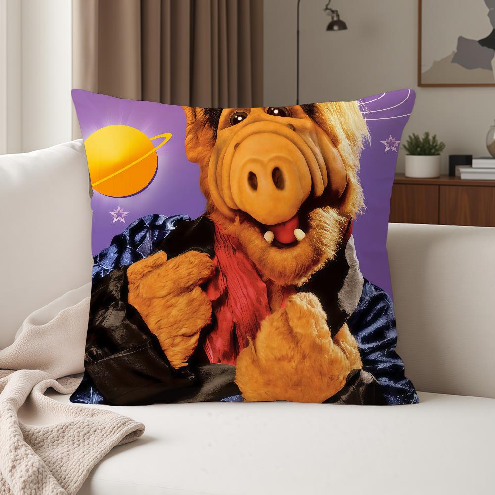 TV Series Alf Pillow Case Antidustmite Pillow Case Suitable For Bedrooms Living Rooms Cars Home Decoration