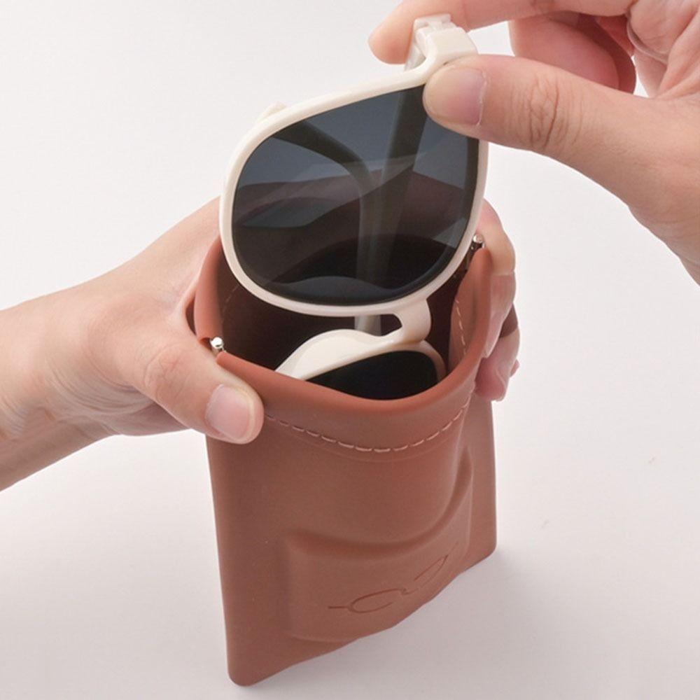 Soft Glasses Bag Dustproof Eye Glasses Organizer Portable Reading Eyewear Case  Sun Glasses