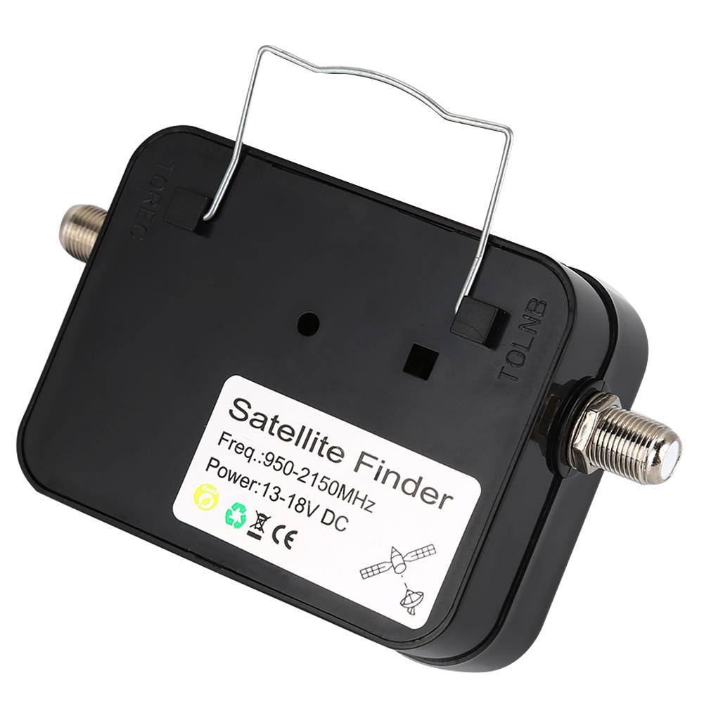 9501 Satellite Finder With Black Background And Yellow Sat Finder 13 18V DC Satellite Finder