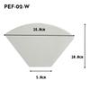 Hario Pegasus Coffee Paper Filters 02W, White, 2-4 Cups, Pack of 100, Made In Japan, PEF-02-100W