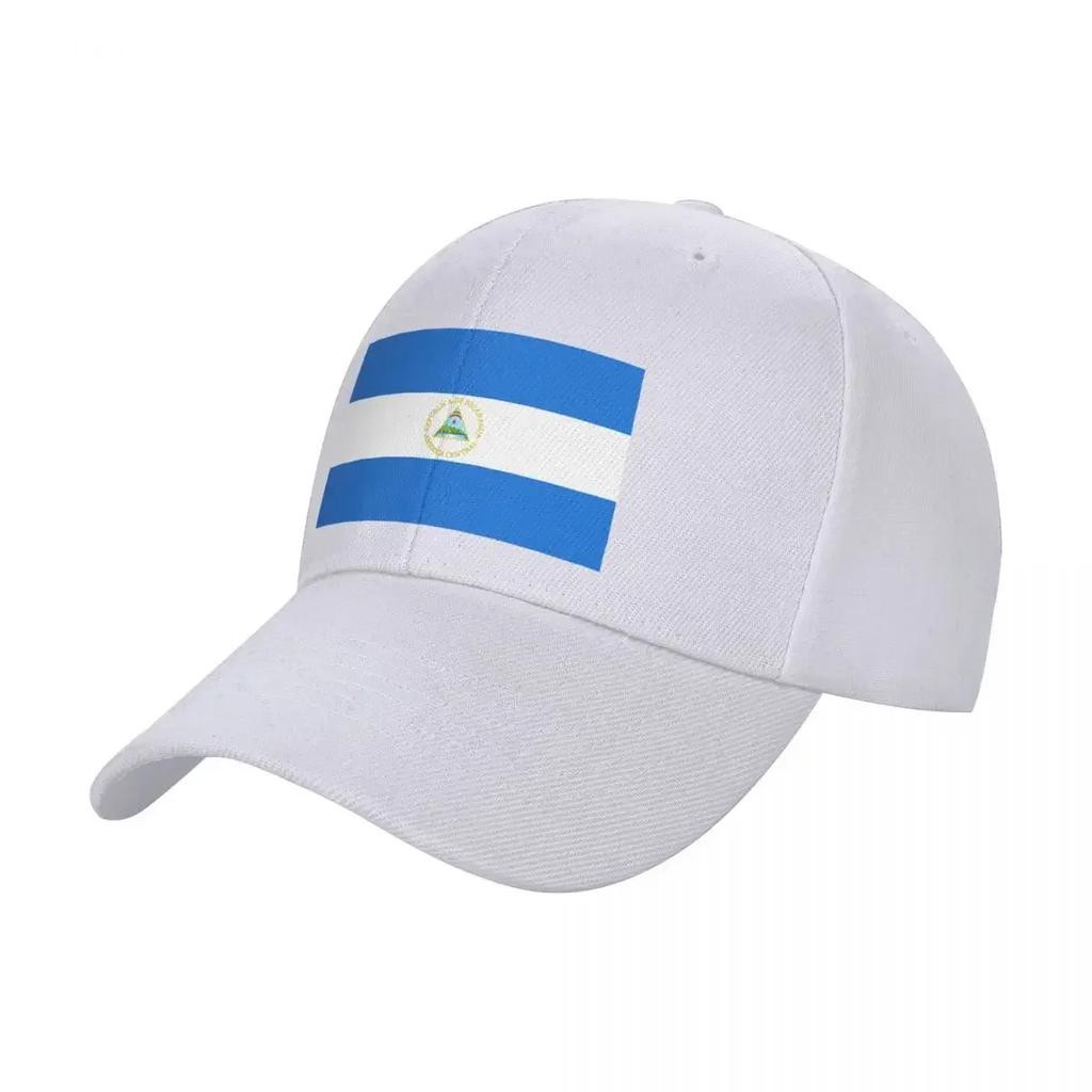 New Flag of Nicaragua Baseball Cap Visor golf hat genuine Unisexs big size derby Womens Hats Unisexs