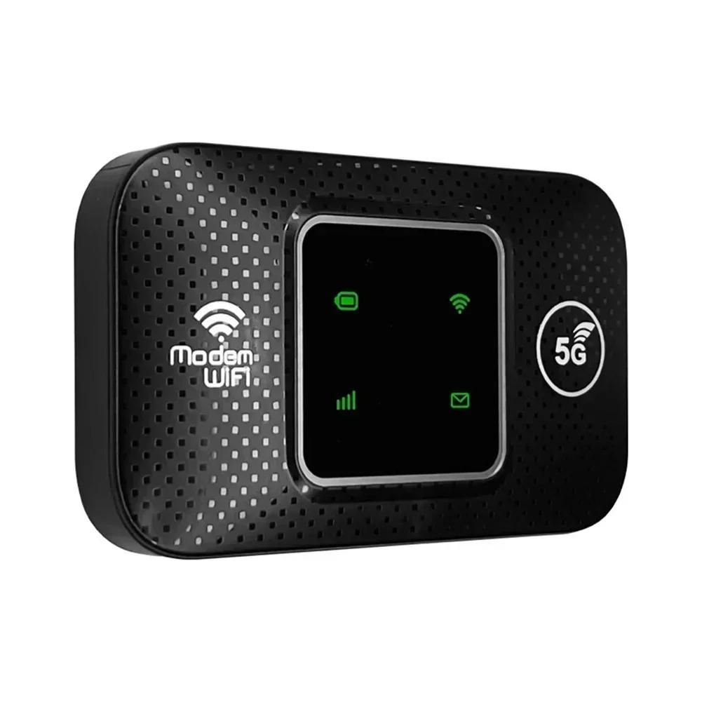 4G 5G WiFi 6 Mobile Hotspot Router Support 10 Users with SIM Card Slot Wireless Router Portable WiFi Hotspot for Home Travel