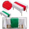 Silky-smooth Red Satin Table Runner Ideal For Celebrating Special Occasions
