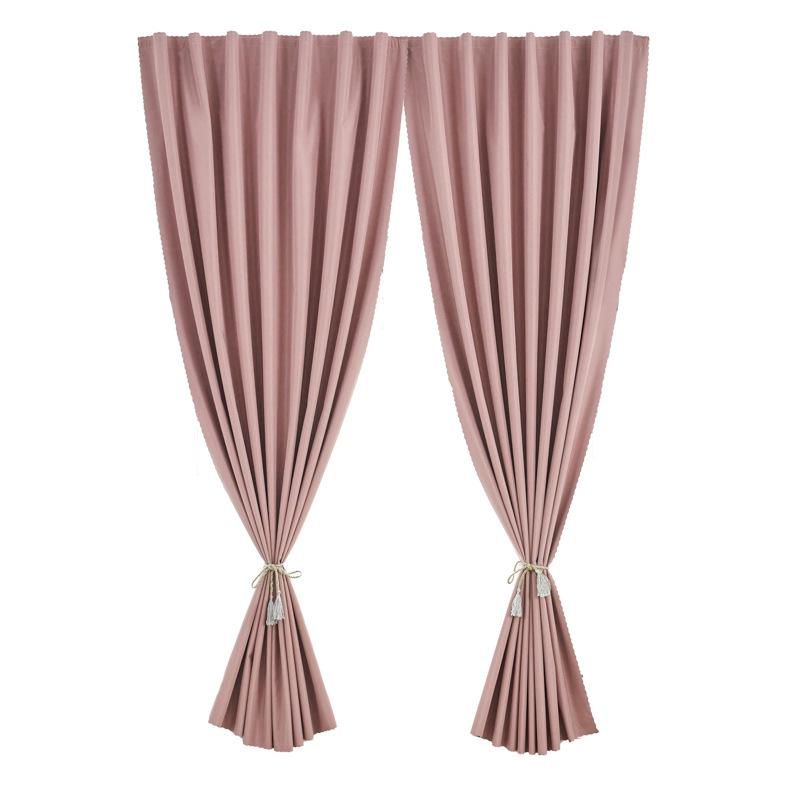 Self Adhesive Blackout Curtains Velcro No Drill Full Length Bedroom Living Room Privacy Thermal Insulated Easy Install 1 Panel