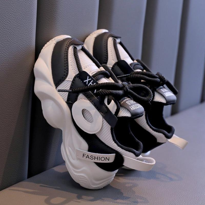 

Весняне дихаюче повсякденне спортивне взуття на товстій підошві для хлопчиків і дівчаток 27 чорний