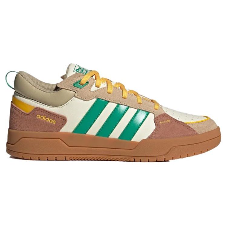 Adidas Neo 100Db Comfortable Non-Slip Durable Lightweight Low-Top Skate Shoes Unisex Skate Shoes Yellow Orange Green IF5588